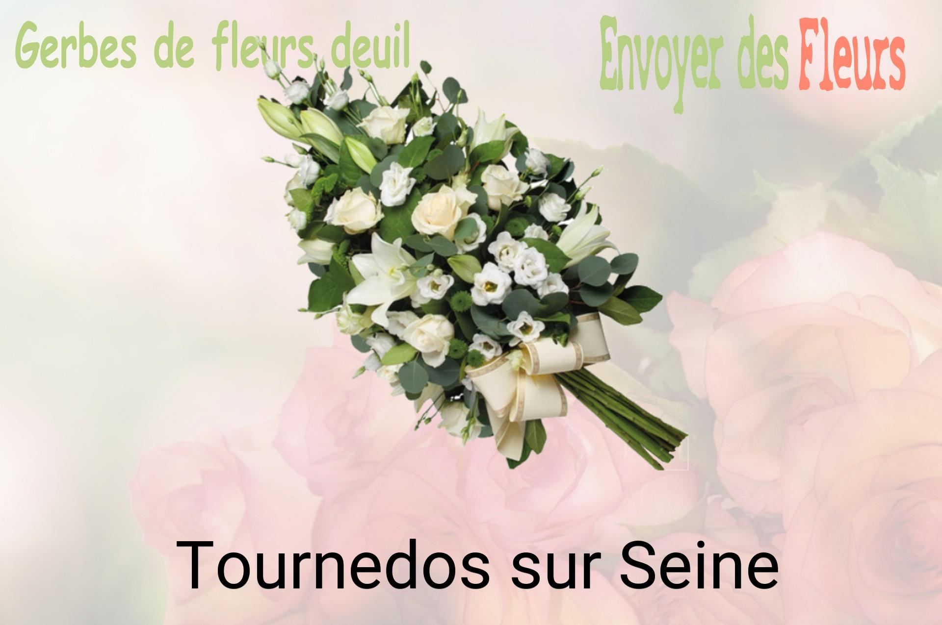 Gerbe de fleurs de deuil livrée à Tournedos-sur-Seine